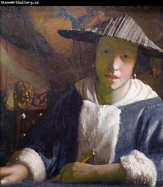 Johannes Vermeer Girl with a flute.